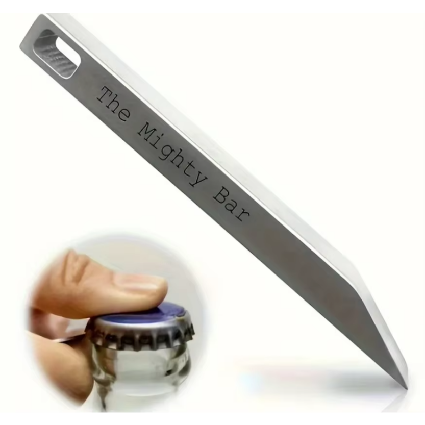 Edc Deep Carry - Mighty Bar zakmes & flesopener -