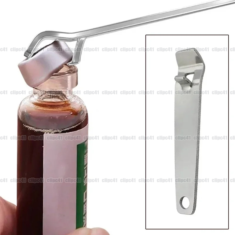 Bottle Opener Keyring - 1Pc Rvs Orale Vloeistof Flacon Opener