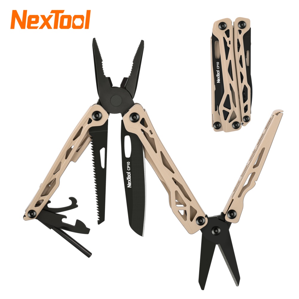 Edc Everyday Carry Knives - NexTool Camper Tang CP10 12 Functies