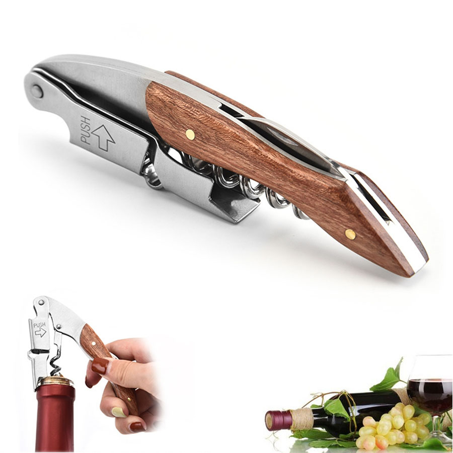 Bottle Opener Keyring - Wijnopener Combineert Functionaliteit Stevige Goede Grip