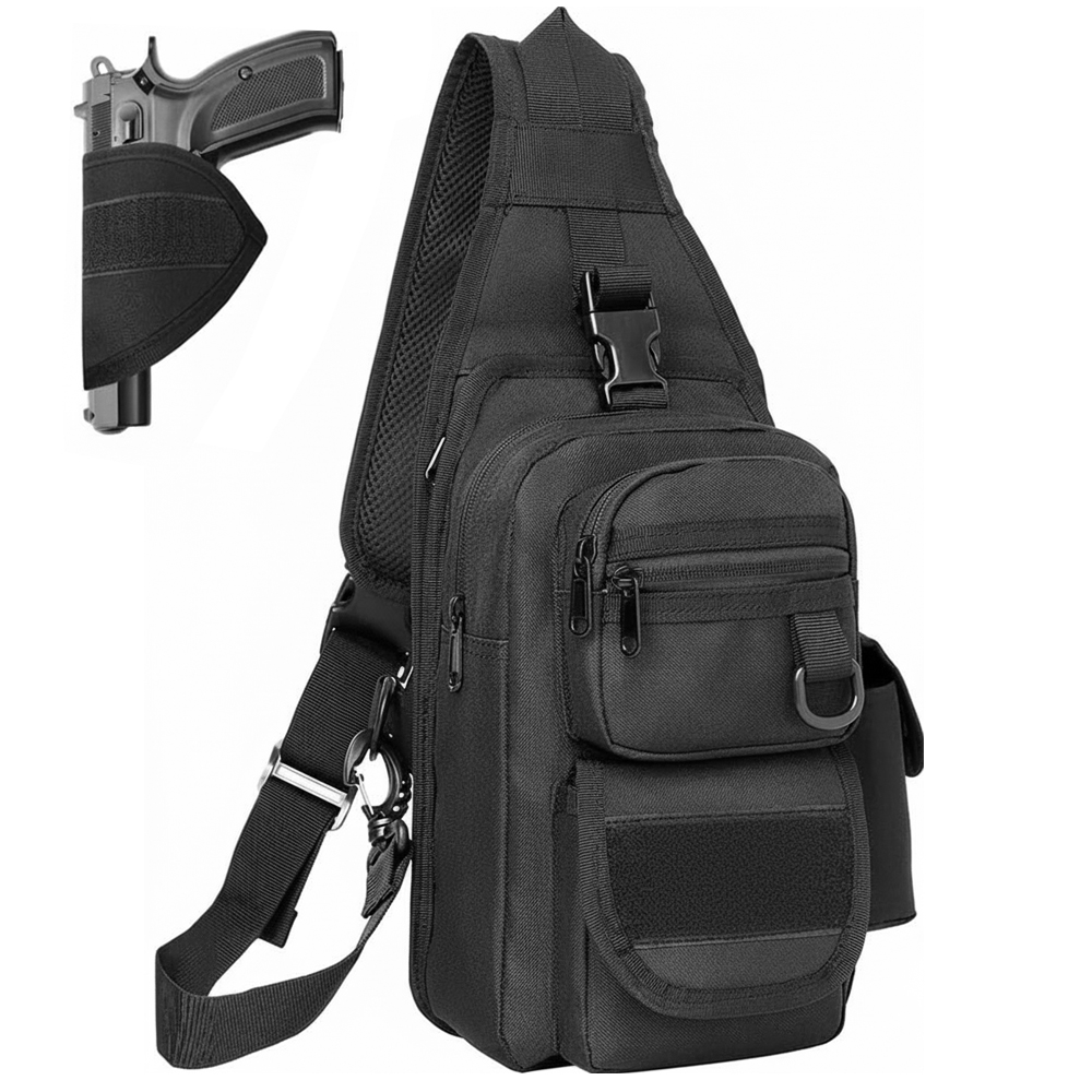 Edc Concealed Carry Backpack - Verborgen draagtas voor pistool, tactische pistooltas,