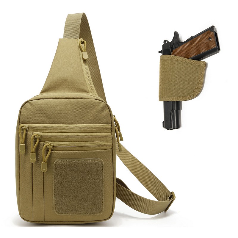 Edc Concealed Carry Backpack - Nieuwe Tactische Borsttas Pistool Holster Verborgen