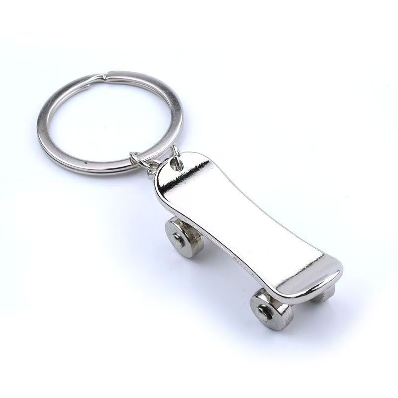Edc Deep Carry - Creatieve Vinger-Skateboard Sleutelhanger Rugzakhanger Sleutelring EDC