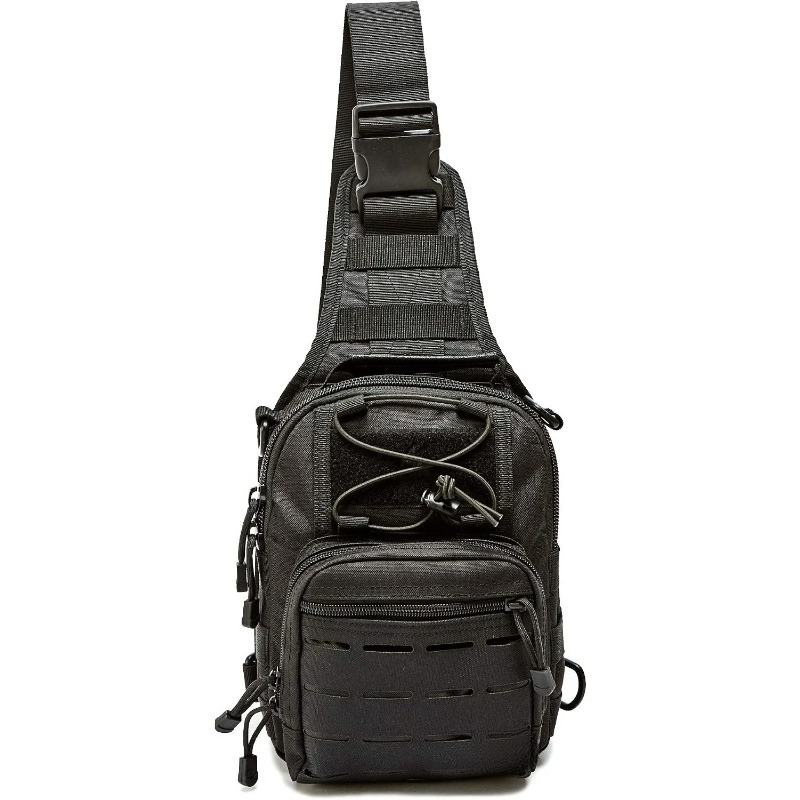 Edc Concealed Carry Backpack - Tactische compacte verborgen draagtas met MOLLE-systeem,