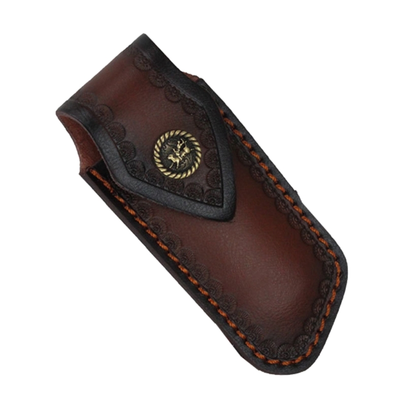 Edc Everyday Carry Knives - Mode Lederen Messenhoezen Vouwmessen Zakjes Lederen