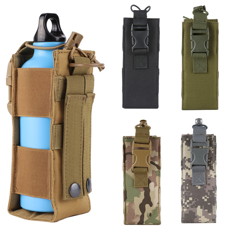 Edc Deep Carry - Molle Waterfleshouder Buideltas Buitensporten Rijden Kamperen