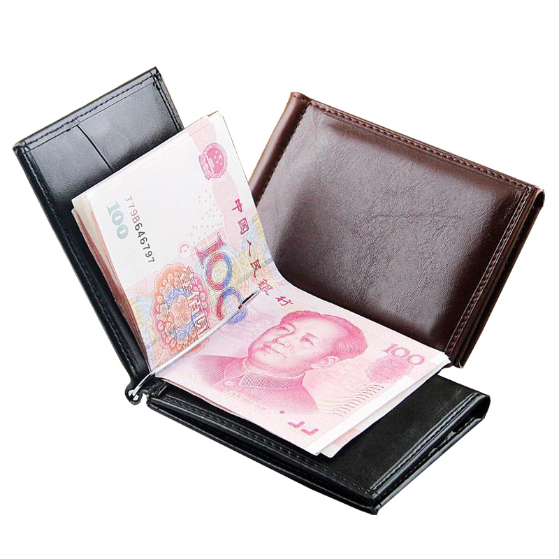 Money Clip Magnetic - Hot Koop Fashion Mannen Lederen Geld