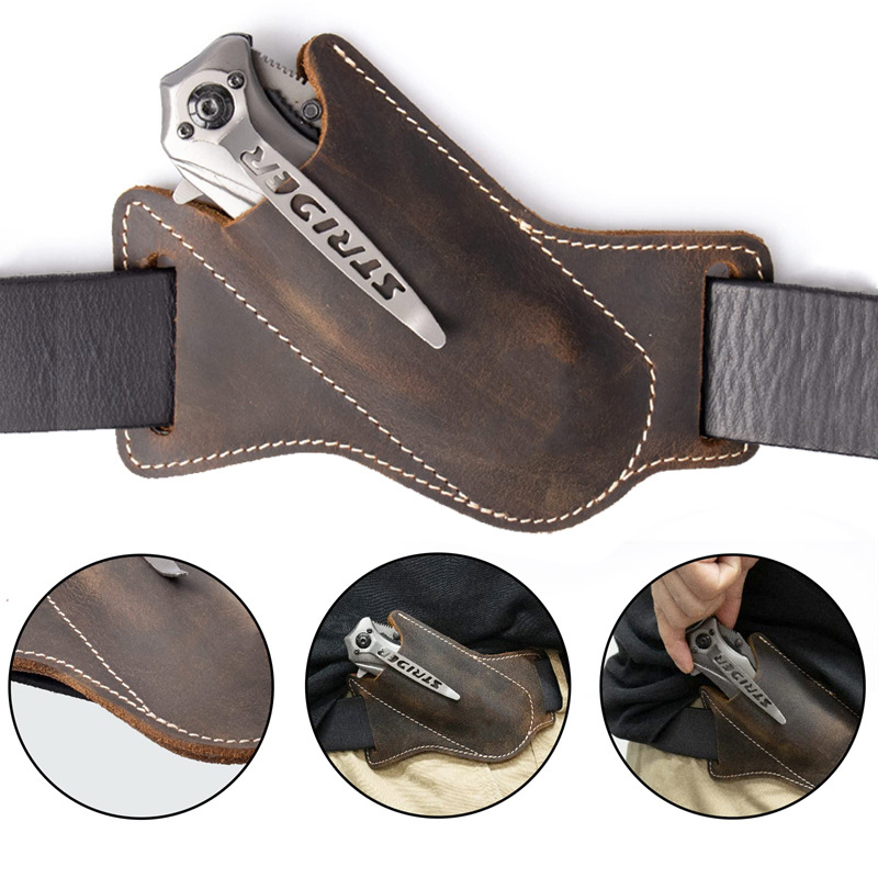 1PC Lederen Messen Schede Zakm - Edc Everyday Carry Knives recensie en prijs