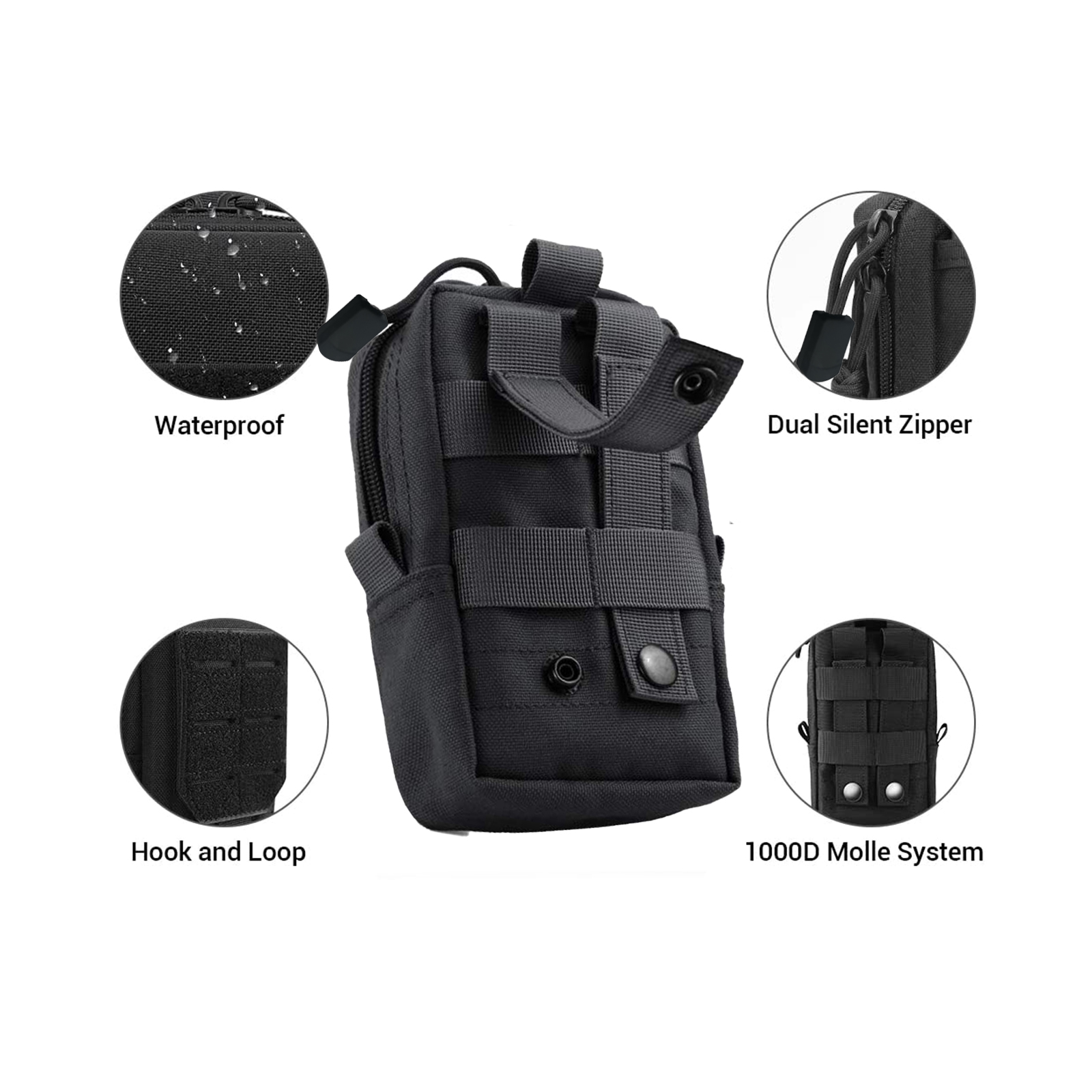 Tactische Molle Pouch Heuptas  - Edc Deep Carry recensie en prijs