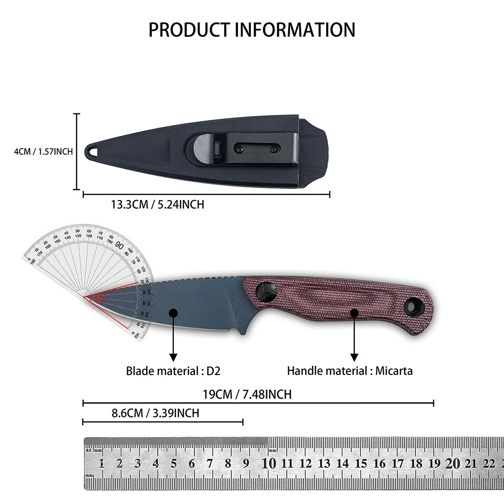 Dacian BM 203BT/203-1 Vaste D2 - Edc Everyday Carry Knives recensie en prijs