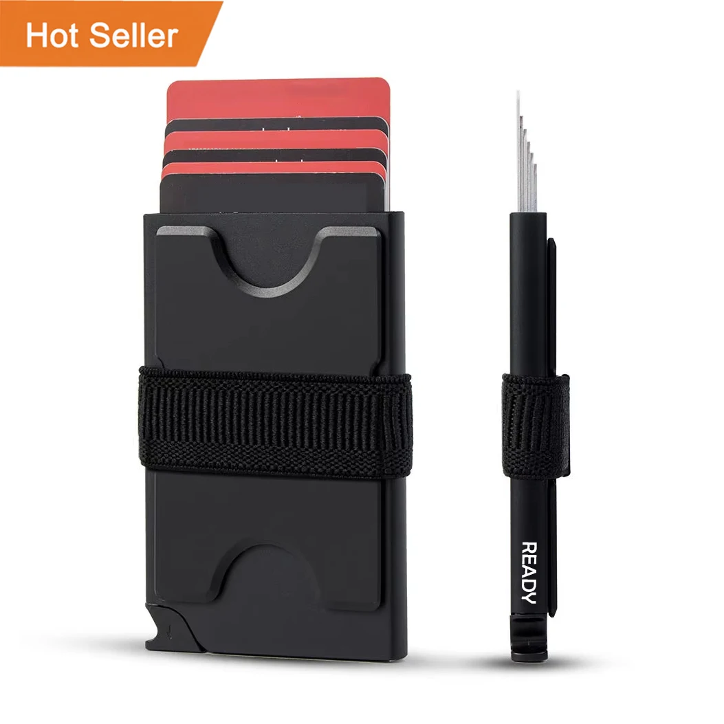 Slanke portemonnee voor heren  - Wallet Slim Titanium recensie en prijs